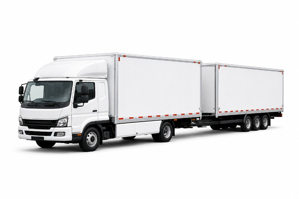 Light truck with trailer